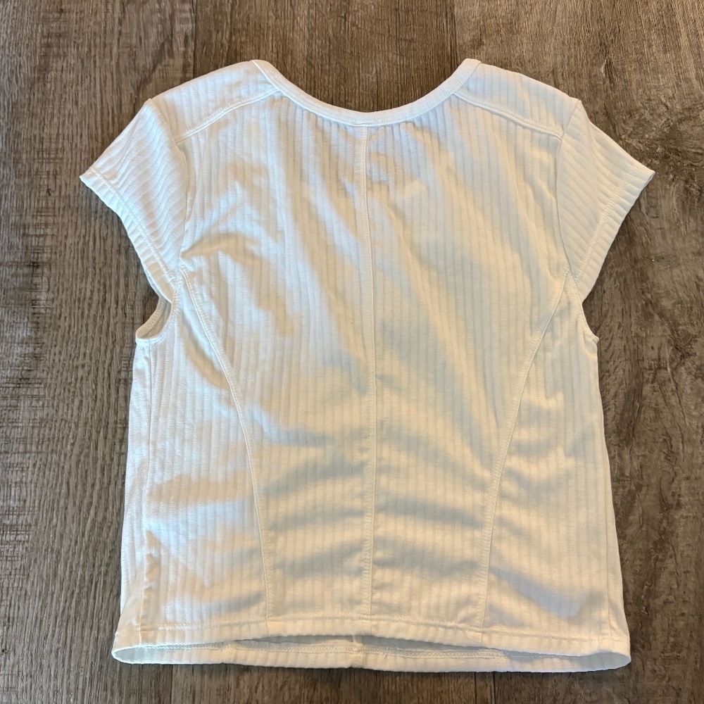 FP Movement x Revolve Women's Tempo Ribbed Baby Tee White XS - Picture 7 of 12